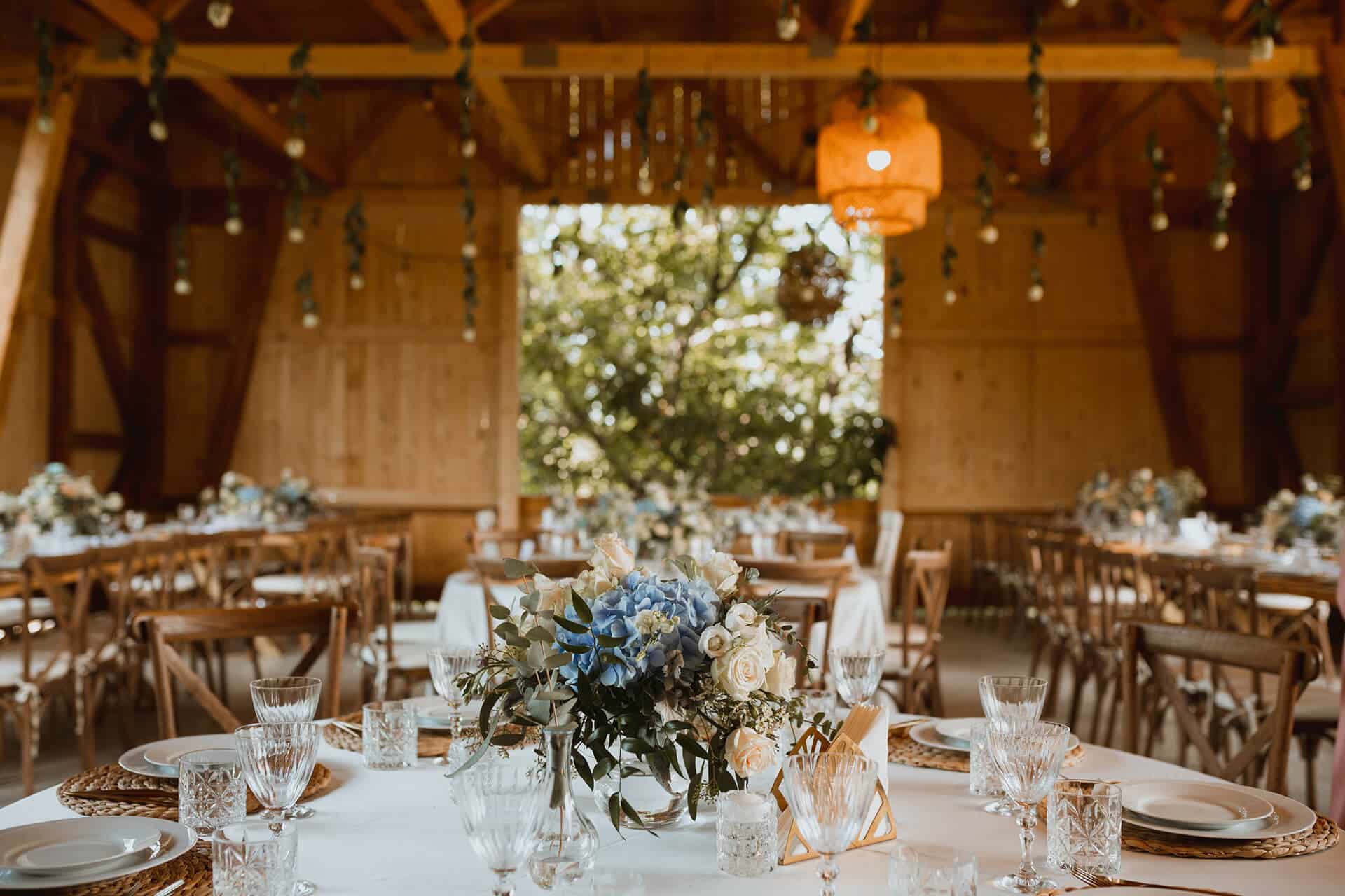 wedding reception at the Peacock Country Inn